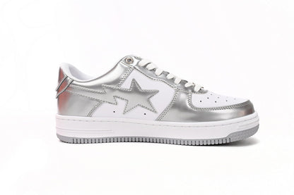 BAPESTA Low Silver - Icy Clothes Ro