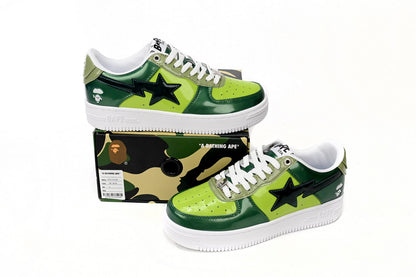 BAPESTA Low Combo Green - Icy Clothes Ro