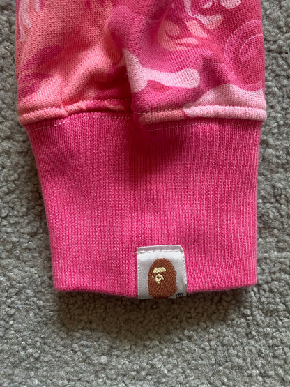 BAPE Pink Fire Camo Hoodie - Icy Clothes Ro