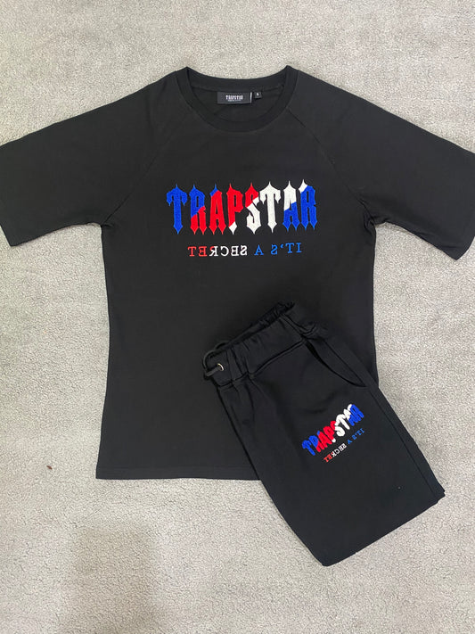 Trapstar Blue/White/Red Short Set - Icy Clothes Ro