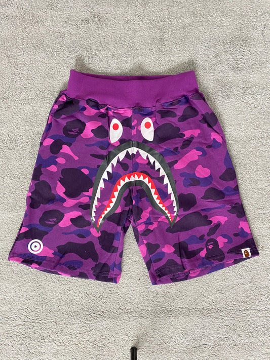 BAPE Purple Camo Shorts - Icy Clothes Ro