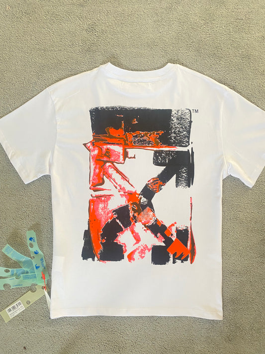 Off-White Acrylic Paint Tee - Icy Clothes Ro