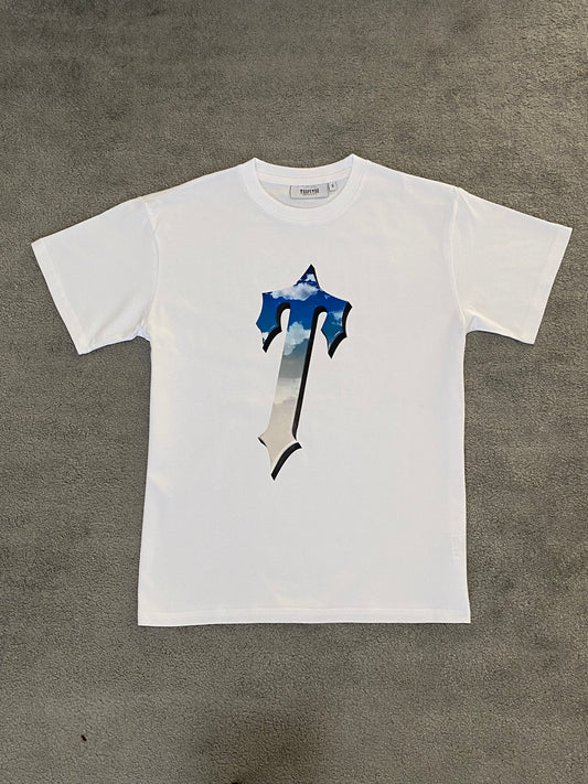 Trapstar Blue Logo Tee - Icy Clothes Ro