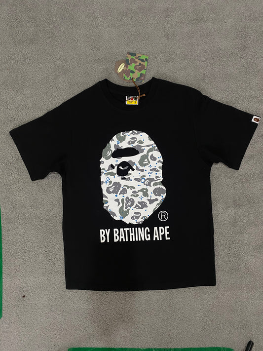BAPE Space Camo By Bathing Black Tee - Icy Clothes Ro