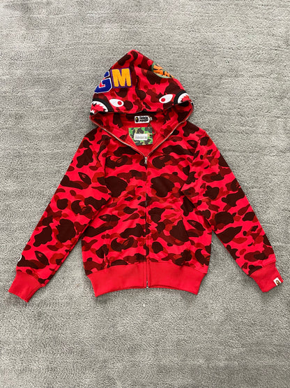 BAPE Red Camo Hoodie - Icy Clothes Ro
