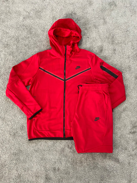 Nike Tech Fleece Red - Icy Clothes Ro